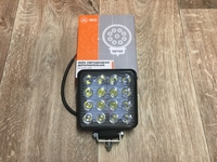 Фара тракторная верхняя квадратная (LED) АЕ48S-16LED-28РС  (12/24В) (рассеиваем свет) АвтоЭлектрика - трактора66.рф в Екатеринбурге | Тракторные запчасти